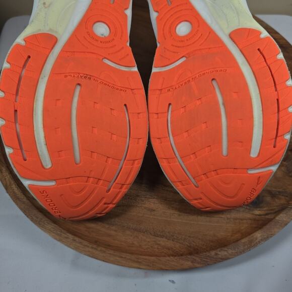 Brooks Glycerin GTS 20 Mens Blue And Orange Size 12 Running Shoes 1103831D444 - Picture 9 of 12